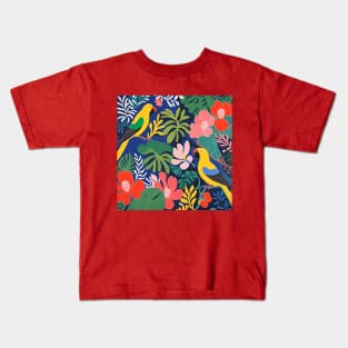 Tropical  Garden Kids T-Shirt